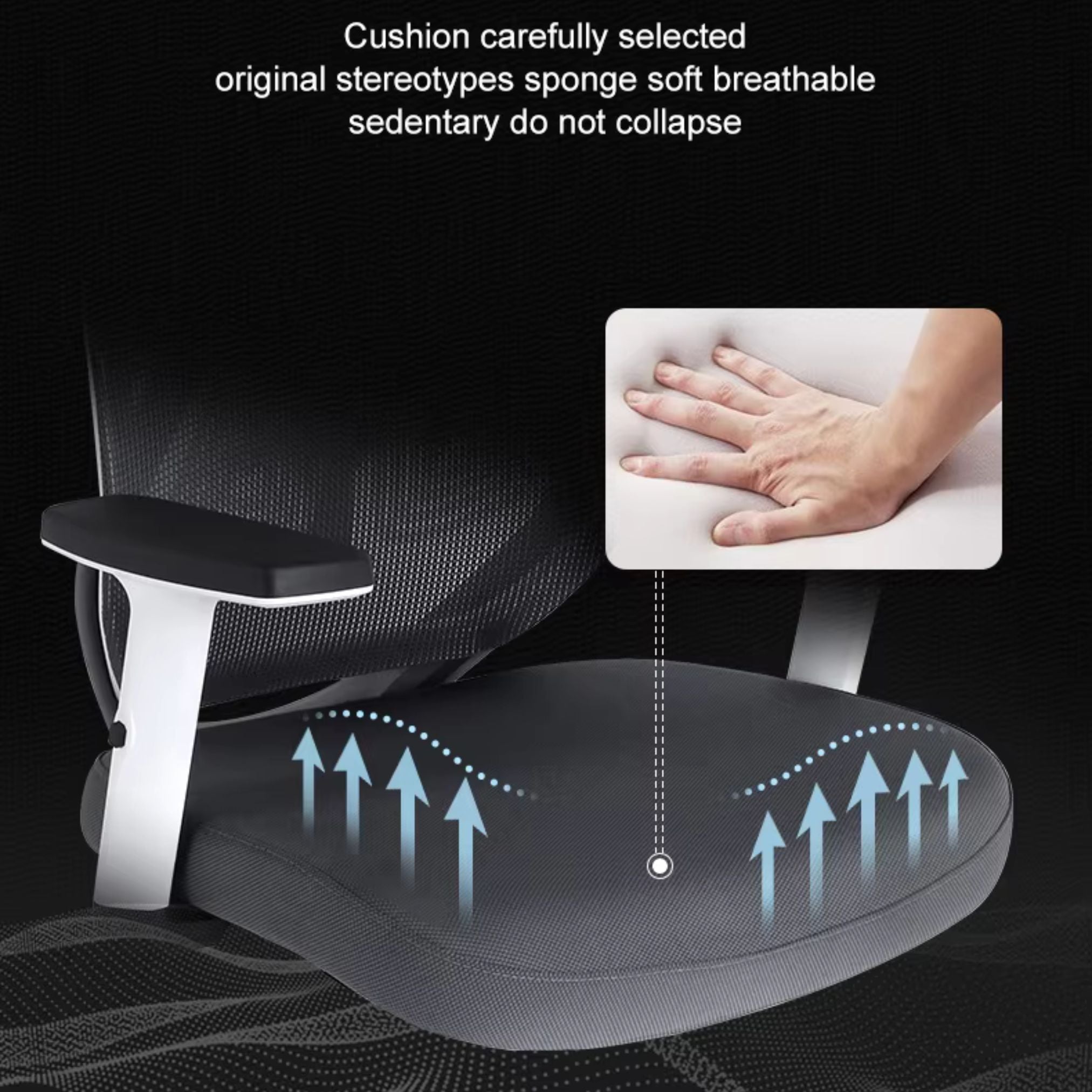 Palarial Regalix Zenora High Back Executive Ergonomic Chair for Office Mesh Office Adjustable Arm Chair  (White, DIY)