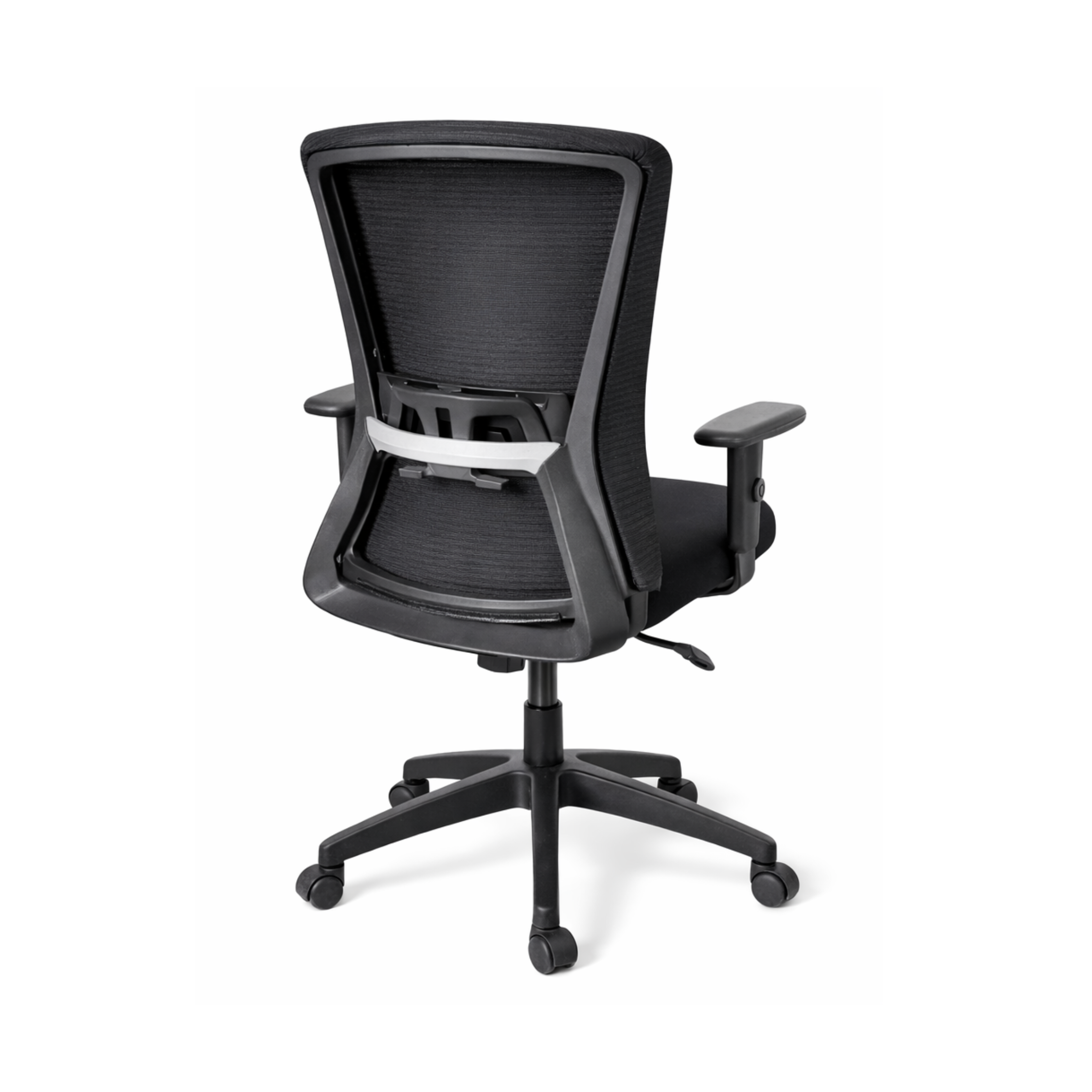 Palarial ErgoMesh Pro Mid and Breathable Back, Cushioned Seat & Adjustable Height Mesh Office Adjustable Arm Chair  (Black, DIY(Do-It-Yourself))