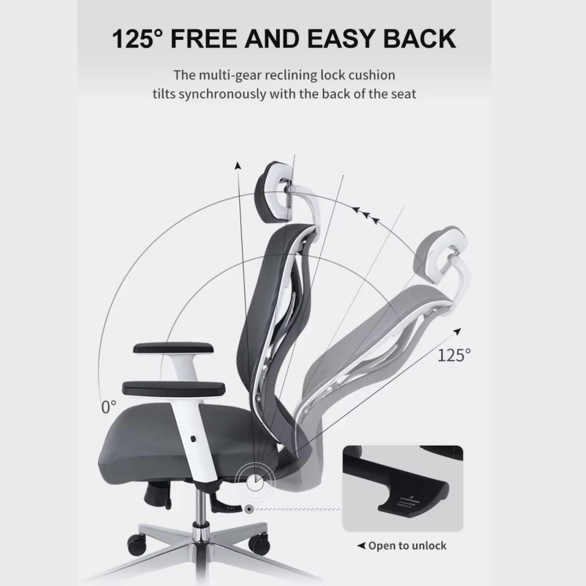 Palarial Regalix Zenora High Back Executive Ergonomic Chair for Office Mesh Office Adjustable Arm Chair  (White, DIY)