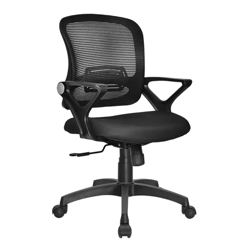 Palarial Cherry Mesh Pro Office Chair | Breathable Mesh Back | PU Moulded Cushion Seat Mesh Office Arm Chair  (Black, DIY)
